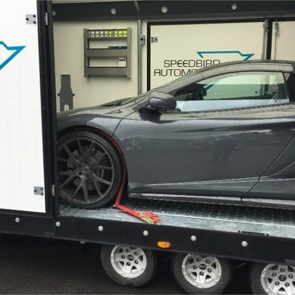 grey sports car