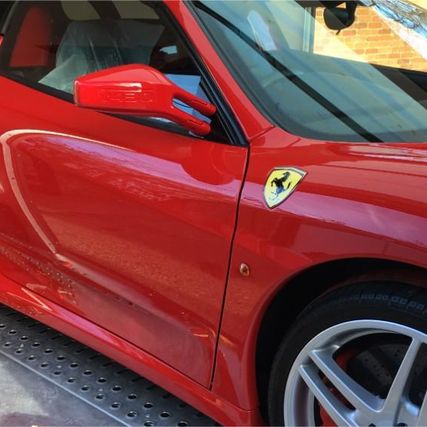 red sports car